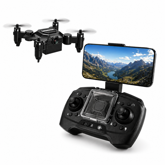 Micro-drone pliable prêt à voler