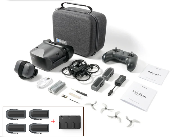 BETAFPV Aquila20 HD Kit with 4 extra batteries and multi-charger
