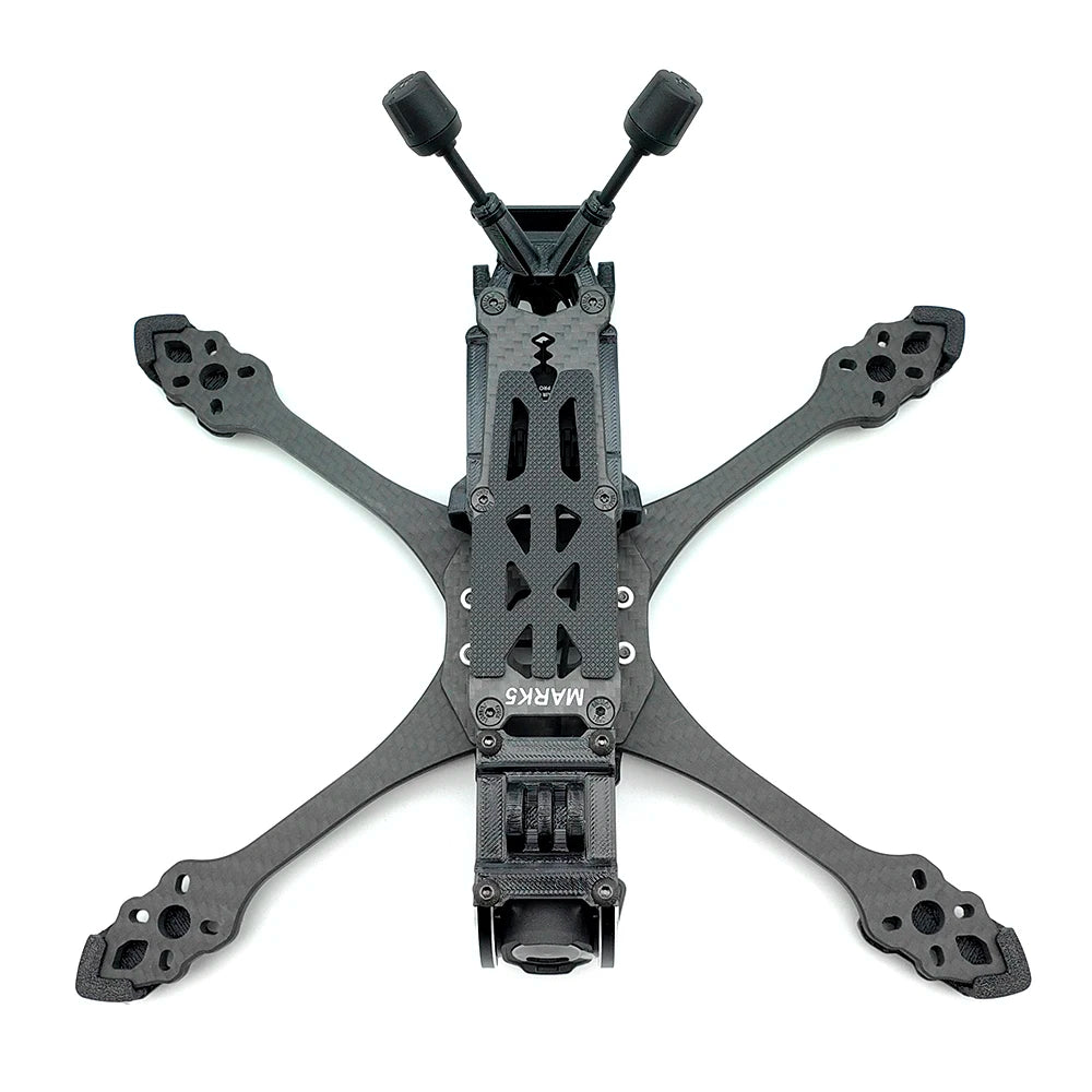 PhiSital Mark5 DC/X O4 Pro 5-Inch FPV Frame Kit β Carbon Fiber Freestyle & Racing Drone Frame | DJI O4 Ready