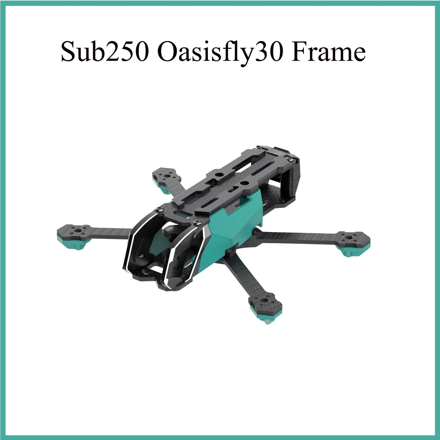 Sub250 Oasisfly30 (OF30) 3" FPV Frame – Ultralight Replaceable Frame Kit for Sub-250g Drones