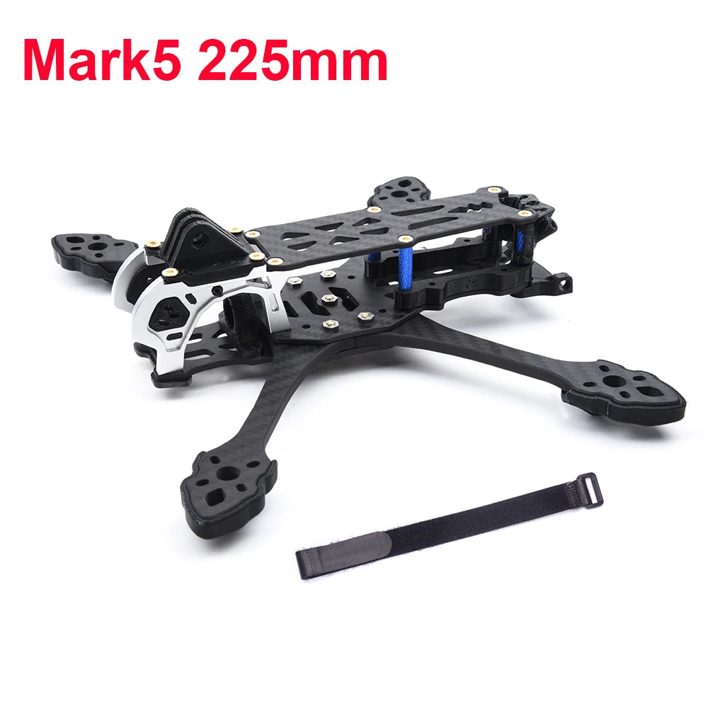 MARK5 5" FPV Carbon Fiber Frame – 225mm Wheelbase for HD Air Unit, Vista & Analog Builds