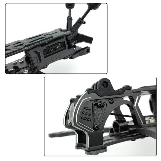 PhiSital Mark5 DC/X O4 Pro 5-Inch FPV Frame Kit – Carbon Fiber Freestyle & Racing Drone Frame | DJI O4 Ready