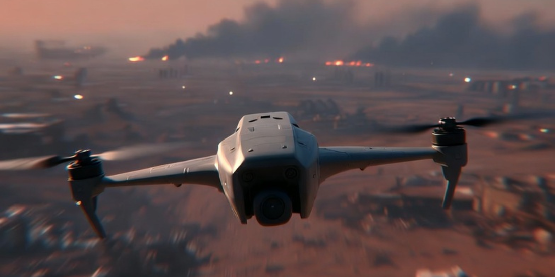 AI drone controled automatically