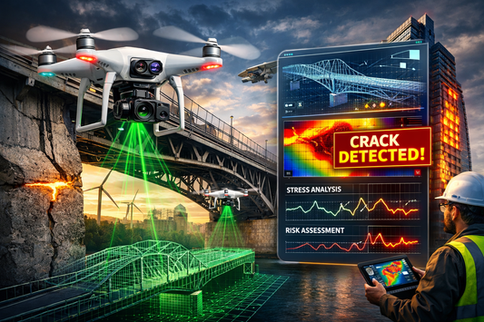 How UAVs Detect Invisible Cracks Before Buildings Fail