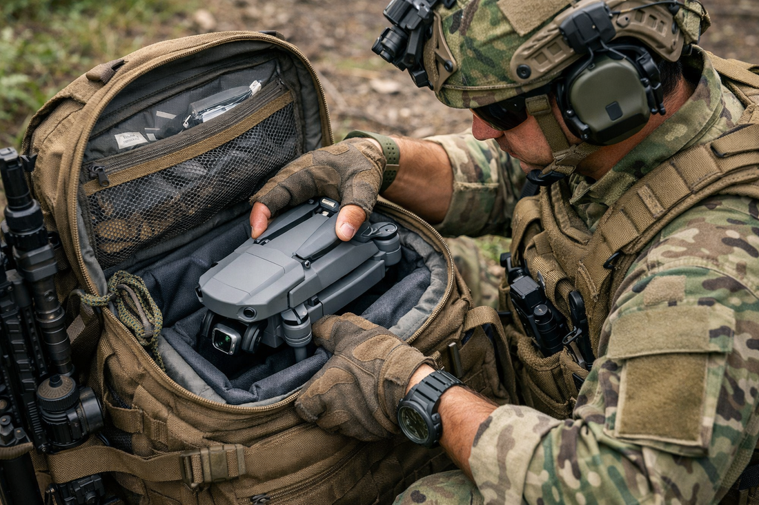 Foldable Combat Drones: Because Your Backpack Needed More Lethality