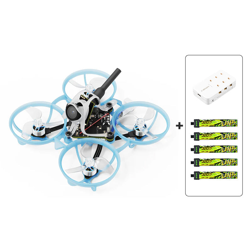 BETAFPV Air65 II Freestyle Edition with 5 LAVA 320mAh batteries and 6-port charger