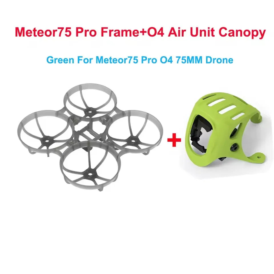 65mm / 75mm Frame Kit for BETAFPV Meteor65 Pro / Meteor75 Pro – Compatible with O4 Air Unit & Camera Canopy