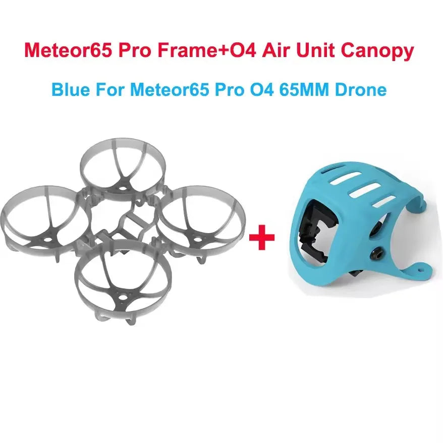 65mm / 75mm Frame Kit for BETAFPV Meteor65 Pro / Meteor75 Pro – Compatible with O4 Air Unit & Camera Canopy