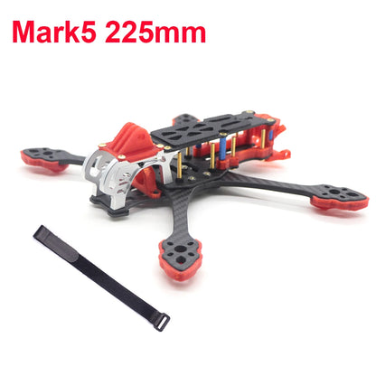 MARK5 5" FPV Carbon Fiber Frame – 225mm Wheelbase for HD Air Unit, Vista & Analog Builds