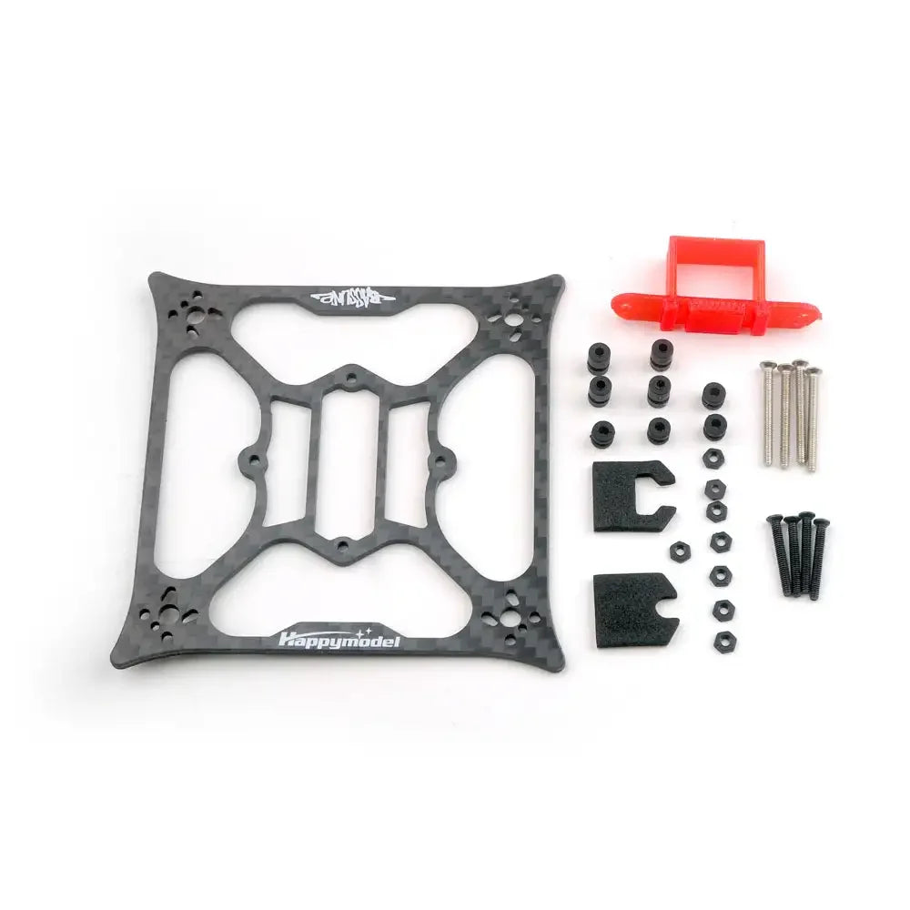HappyModel Bassline 2S Frame – 90mm 2" Carbon Toothpick Frame | Ultralight Micro FPV Drone Kit