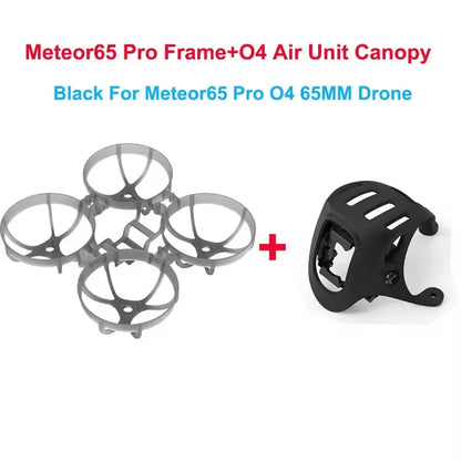65mm / 75mm Frame Kit for BETAFPV Meteor65 Pro / Meteor75 Pro – Compatible with O4 Air Unit & Camera Canopy