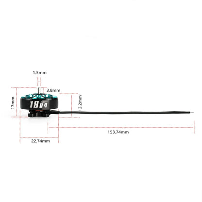 GEPRC SPEEDX2 1804 FPV Motor – 2450KV (6S) / 3450KV (4S)