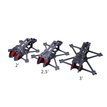 AlfaRC Fi-100 Toothpick Frame Kit – 2"/2.5"/3" | O3 Air Unit Compatible | Ultralight FPV Drone Frame