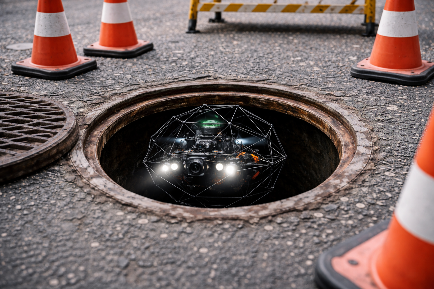 Confined Space Inspection Drone (Caged Design)